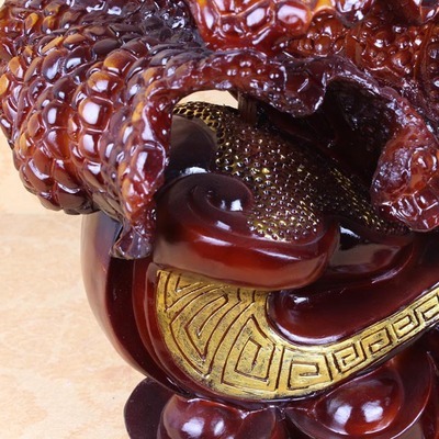 精品仿木樹脂大號(hào)白菜擺件 匠心工藝，為家居招財(cái)納福